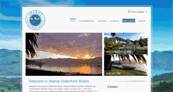 Desktop Screenshot of akaroawaterfront.co.nz